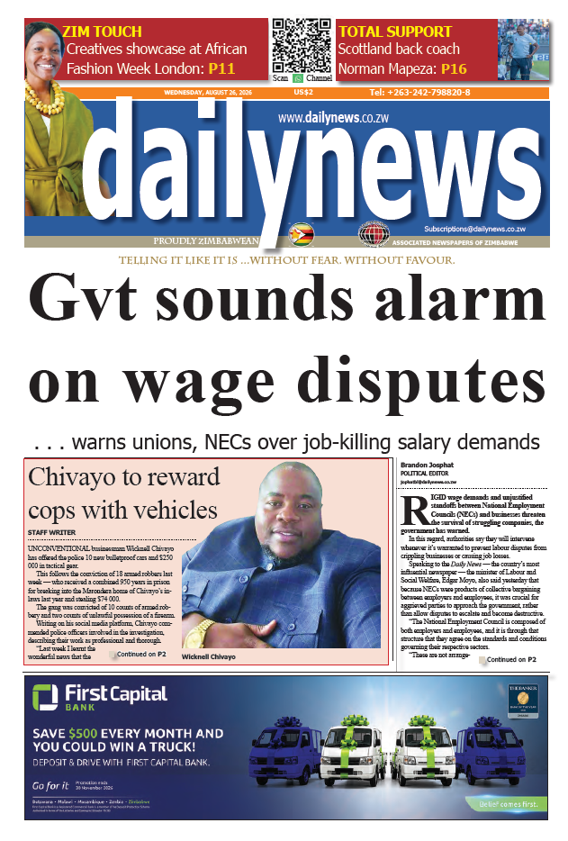 Thursday 26 August 2026